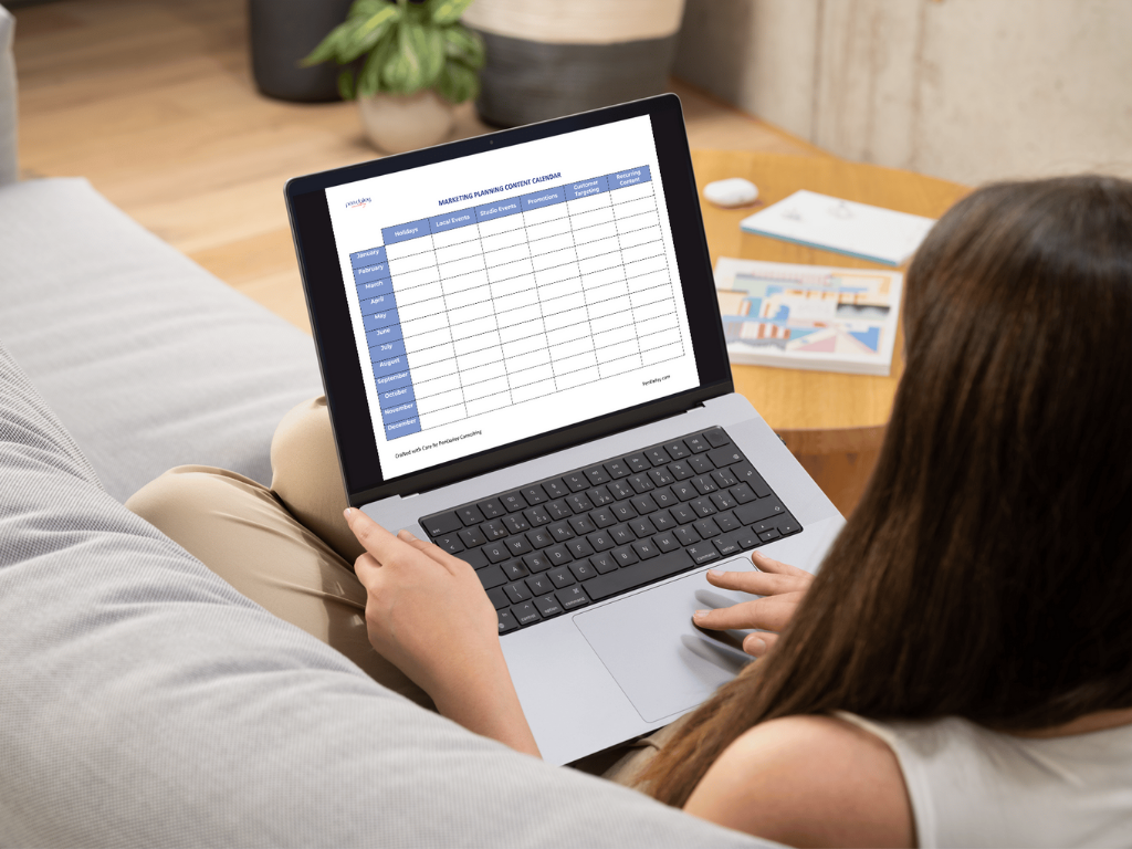 Content Calendar for Wellness & Yoga